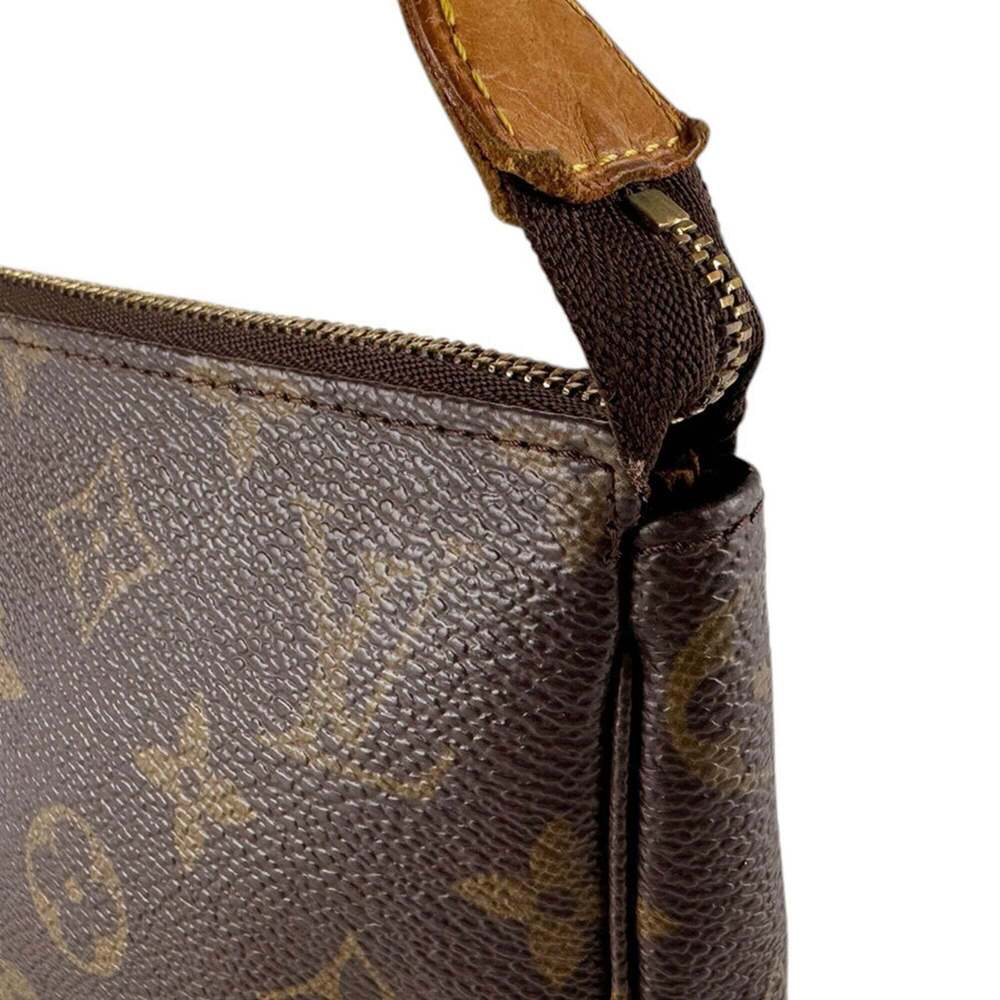 LOUIS VUITTON Brown Monogram Canvas Pochette Mini Bag - Picture 7 of 12